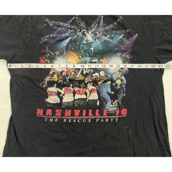 GARTH BROOKS Shirt 2010 Rescue Party Nashville 10‎ Flood Benefit Concert Large - Picture 6 of 7
